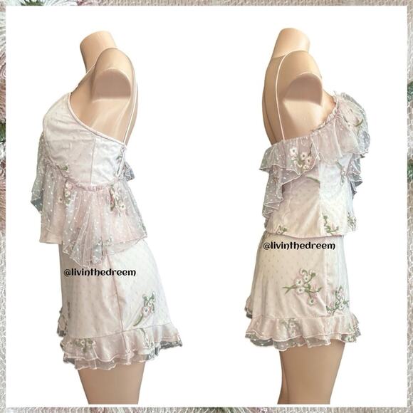 NWOT Majorelle Whitney Shorts & Camisole Princess Pink M Set $249 - Picture 4 of 16